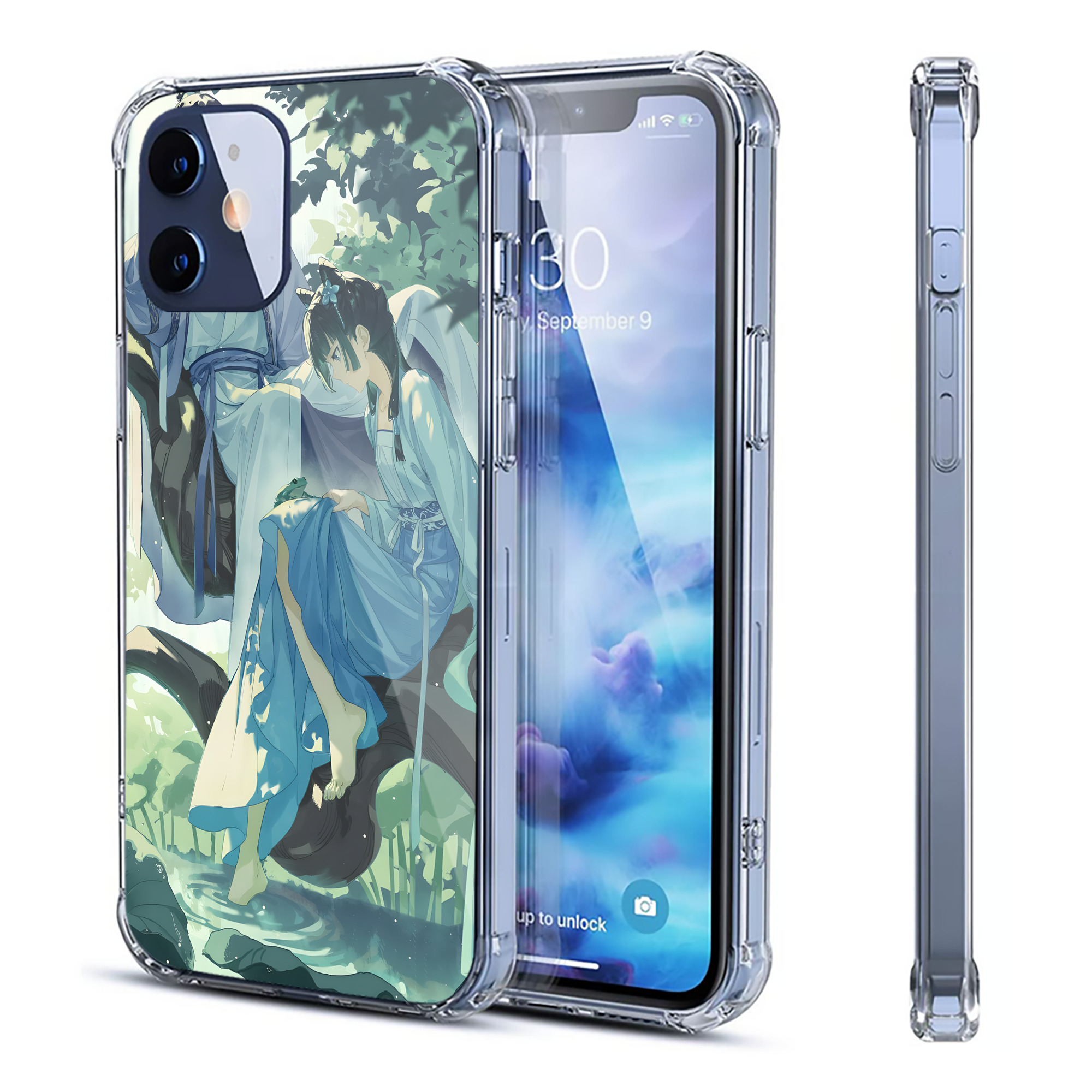 （画像用） 薬屋のひとりごと The Apothecary Diaries 【iPhone 12シリーズ対応】透明スマホケース（クリアソフトケース）